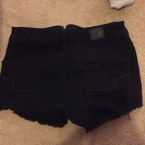 Black American Eagle Hi-rise shorts